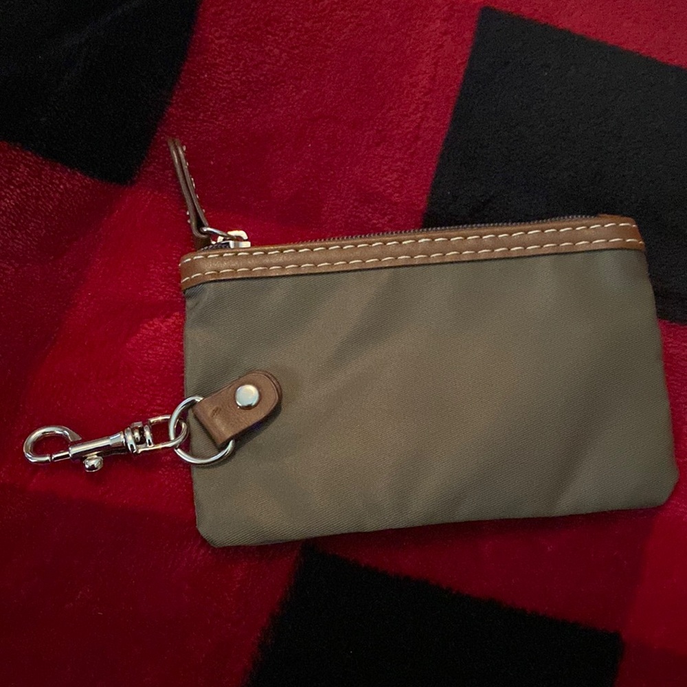 Green Zip Coin Pouch